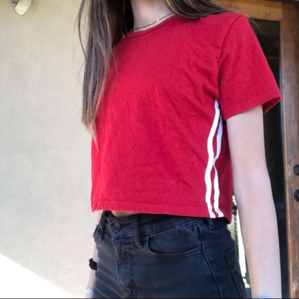 Red Helen Brandy Melville Top
